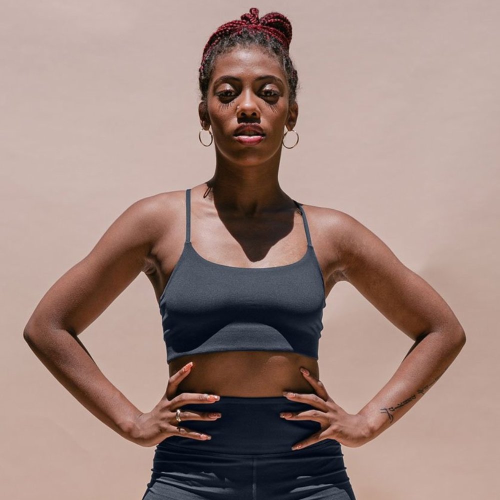 NWOT Girlfriend Collective Juliet sports bra in midnight